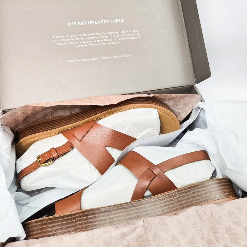 NIB Franco Sarto Shayann Sandal, 10 - Picture 9 of 12